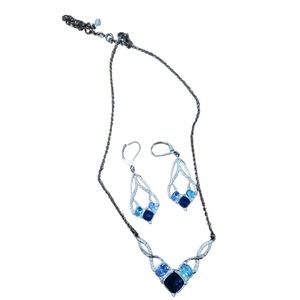 Blue & Purple Jewelry set